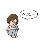 リアクション大きめ女子（個別スタンプ：23）