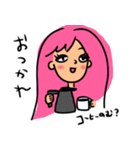 ぴんくねえさん（個別スタンプ：5）