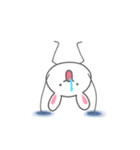 アメンボうさぎ（個別スタンプ：4）