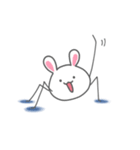 アメンボうさぎ（個別スタンプ：6）