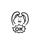 やばめなモチモチくん（個別スタンプ：3）