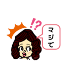 ひとこと女の子。（個別スタンプ：5）