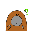 わいわい動物！4［カモノハシ］（個別スタンプ：11）
