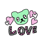 かわいいクマキャラ日常的に使うスタンプ（個別スタンプ：35）