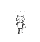 てがきにゃんこ(シンプル)（個別スタンプ：13）