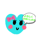 ミントハートちゃん（個別スタンプ：3）