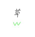謎絵〜幸せハピハピ村〜（個別スタンプ：1）