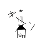 謎絵〜幸せハピハピ村〜（個別スタンプ：24）