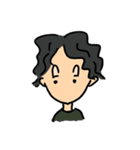 もじゃボーイ（個別スタンプ：1）