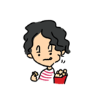 もじゃボーイ（個別スタンプ：14）