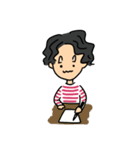 もじゃボーイ（個別スタンプ：15）