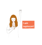 TapiocaGirlとEnglishFlavor（個別スタンプ：14）
