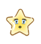 ハートとスターのニコニコオコオコ（個別スタンプ：3）