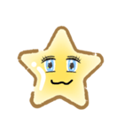ハートとスターのニコニコオコオコ（個別スタンプ：4）