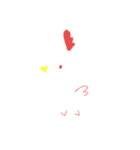 ゆるーい生きものたち。（個別スタンプ：3）