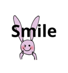長ミミうさぎのシンプルスタンプ（個別スタンプ：23）