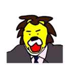 謙虚ライオン（個別スタンプ：8）