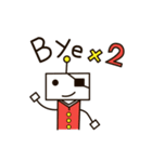 かわいいロボット達のスタンプです。（個別スタンプ：6）