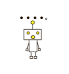 かわいいロボット達のスタンプです。（個別スタンプ：9）