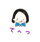 毎日使える☆女の子のスタンプ！（個別スタンプ：6）