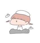 みつあみ系女子。（個別スタンプ：28）