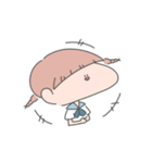 みつあみ系女子。（個別スタンプ：31）