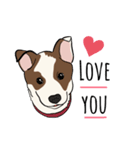 ♡雑種犬モカスタンプ♡English version（個別スタンプ：1）