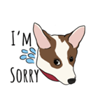 ♡雑種犬モカスタンプ♡English version（個別スタンプ：3）