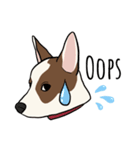 ♡雑種犬モカスタンプ♡English version（個別スタンプ：14）