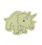 Dinosaur Triceratops Pins（個別スタンプ：2）