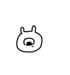 独眼うさちゃん（個別スタンプ：1）