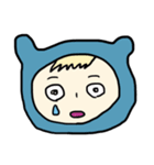 恐怖に顔が歪むちゃん（個別スタンプ：12）