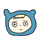 恐怖に顔が歪むちゃん（個別スタンプ：13）