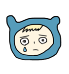恐怖に顔が歪むちゃん（個別スタンプ：14）