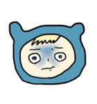 恐怖に顔が歪むちゃん（個別スタンプ：15）
