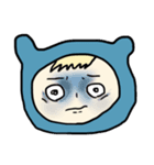 恐怖に顔が歪むちゃん（個別スタンプ：16）
