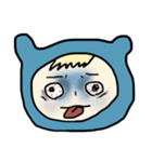 恐怖に顔が歪むちゃん（個別スタンプ：18）