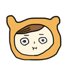 恐怖に顔が歪むちゃん（個別スタンプ：21）