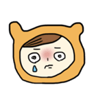 恐怖に顔が歪むちゃん（個別スタンプ：25）