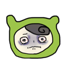 恐怖に顔が歪むちゃん（個別スタンプ：36）