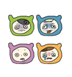 恐怖に顔が歪むちゃん（個別スタンプ：40）
