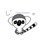 ワオキツネザル(使いやすい)（個別スタンプ：10）