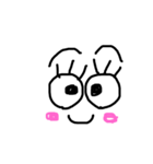 デカ目ちゃん（個別スタンプ：1）