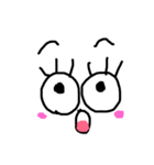 デカ目ちゃん（個別スタンプ：5）