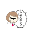 実は宇宙人の人用宇宙人スタンプ（女子）（個別スタンプ：39）