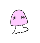 ふわふわクラゲのスタンプ（個別スタンプ：1）