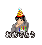 トライアスロンスタンプ（シック）（個別スタンプ：16）