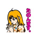 表情豊かでリアクション大きめの女の子4（個別スタンプ：5）