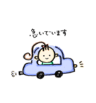 ポニーテールの女の子のスタンプ（個別スタンプ：10）