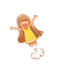 実家暮らし女・普段用スタンプ（個別スタンプ：8）